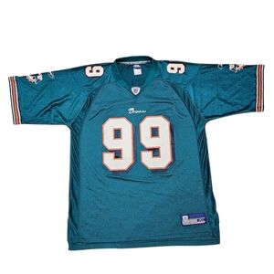 Vintage Reebok Miami Dolphins Jayson Taylor NFL Jersey